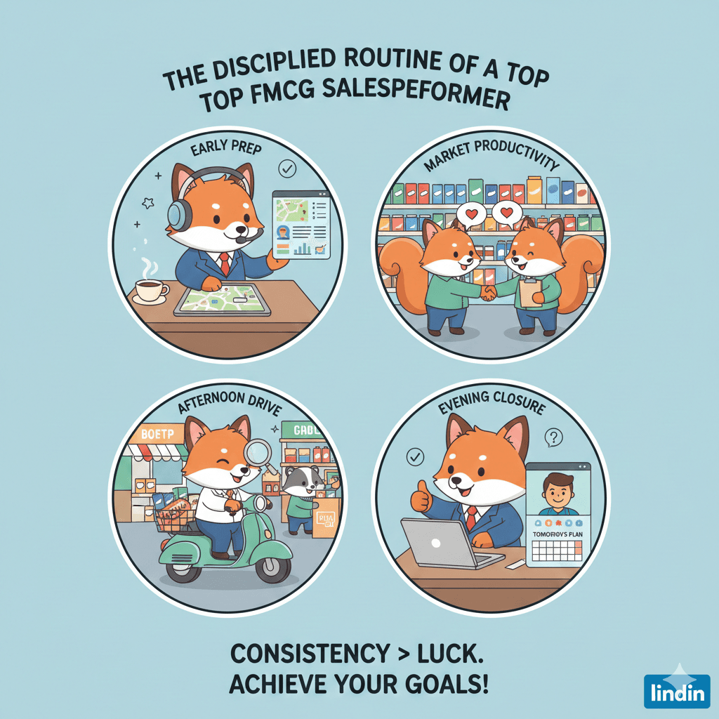 Inside the Daily Routine of a High Performing FMCG Sales Executive